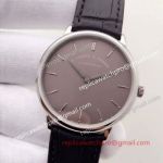 Swiss Replica A. Lange & Söhne Saxonia Thin Stainless Steel Case Grey Dial Mens Watches 
